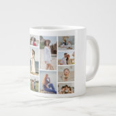 Create Your Own 15 Photo Collage Jumbo-Tasse (Vorderseite Rechts)