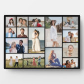 Create Your Own 15 Photo Collage Poster Fotoplatte (Vorderseite)