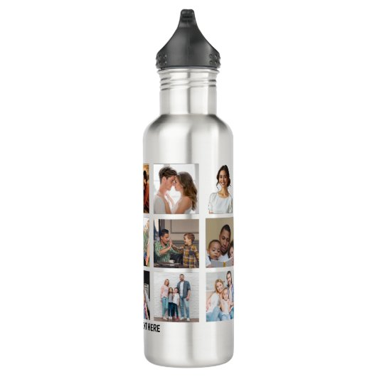 Create Your Own 15 Sqaure Photo Collage Edelstahlflasche (Rechts)