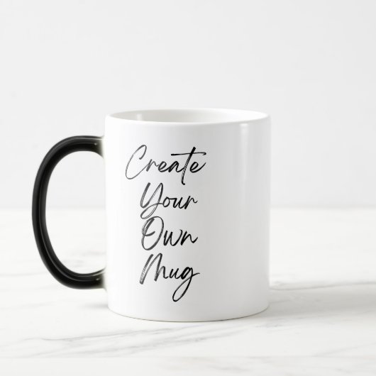 Create Your Own 15oz Two Tone Coffee Mug Verwandlungstasse (Links)