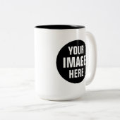 Create Your Own 15oz Two Tone Coffee Mug Zweifarbige Tasse (VorderseiteRechts)