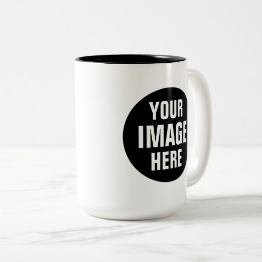 Create Your Own 15oz Two Tone Coffee Mug Zweifarbige Tasse (VorderseiteRechts)
