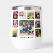 Create Your Own 18 Photo Collage Family Quote Name (Rückseite)