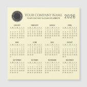 Create Your Own 2026 Company Calendar | Magnet (Vorderseite)
