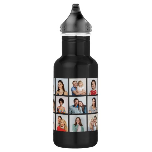 Create Your Own 21 Photo Collage  Edelstahlflasche (Rechts)