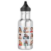 Create Your Own 21 Photo Collage  Edelstahlflasche (Rechts)