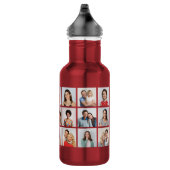 Create Your Own 21 Photo Collage  Edelstahlflasche (Rechts)