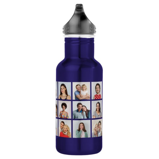 Create Your Own 21 Photo Collage  Edelstahlflasche (Rechts)