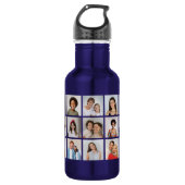 Create Your Own 21 Photo Collage  Edelstahlflasche (Vorderseite)