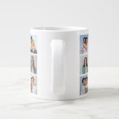Create Your Own 21 Photo Collage  Jumbo-Tasse (Rückseite)