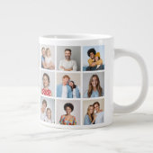Create Your Own 21 Photo Collage  Jumbo-Tasse (Rechts)