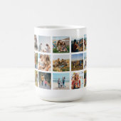 Create Your Own 21 Photo Collage Verwandlungstasse (Zentrum)