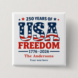 Create Your Own 250 Years of USA Freedom Button