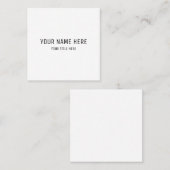 Create Your Own 2.5" x 2.5" Matte Business Cards Quadratische Visitenkarte (Vorne/Hinten)