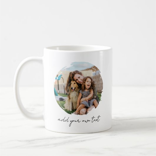 Create Your Own 2 Photo Kaffeetasse (Links)