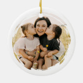 Create Your Own 2 Photo Keramik Ornament (Hinten)