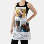 Create Your Own 3 Photo Collage Family Quote Name Schürze (InSitu)