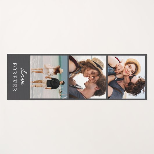 Create Your Own 3 Photo Collage Yoga Mat Yogamatte (Vorderseite (Horizontal))