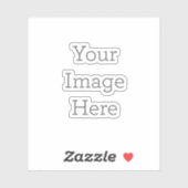 Extra-Klein 7,6 cm x 7,6 cm Individuell geschnittene Vinylaufkleber (Blatt)