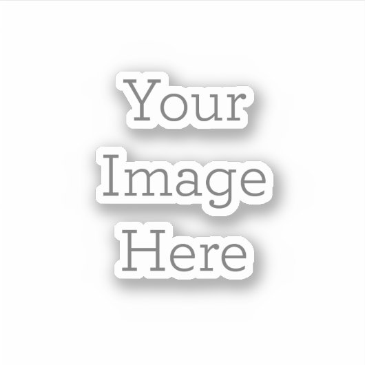 Extra-Klein 7,6 cm x 7,6 cm Individuell geschnittene Vinylaufkleber (Vorderseite)