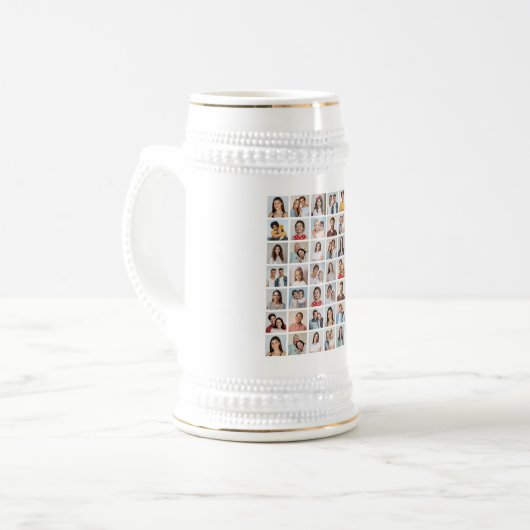 Create Your Own 49 Photo Collage  Bierglas (Vorderseite Links)