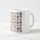 Create Your Own 49 Photo Collage  Jumbo-Tasse (Vorderseite Rechts)