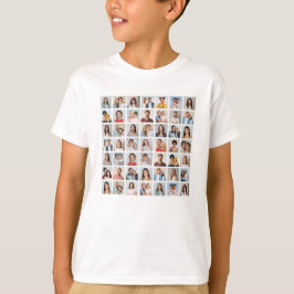 Create Your Own 49 Photo Collage Kid's T-Shirt