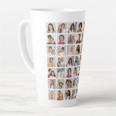 Create Your Own 49 Photo Collage Milchtasse (Linke Ecke)