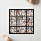 Create Your Own 49 Photo Collage Mitteilungskarte (Vorderseite/Rückseite Beispiel)