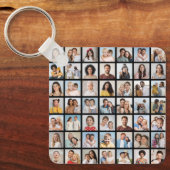 Create Your Own 49 Photo Collage Schlüsselanhänger (Vorderseite)