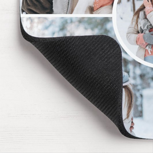 Create Your Own 5 Photo Collage Mousepad (Ecke)
