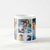 Create Your Own 5 Photo Picture Collage White Kaffeetasse (Mittel)