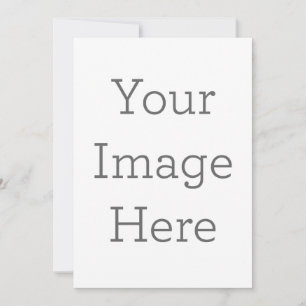 Create Your Own 5" x 7" Wedding Invitation Einladung