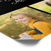 Create Your Own 6 Photo Collage Add Your Greeting Poster (Ecke)