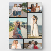 Create Your Own 6 Photo Collage Fotoplatte (Vorderseite)