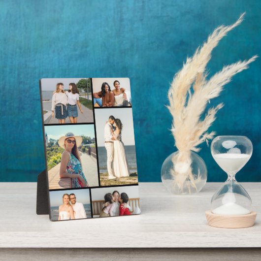 Create Your Own 6 Photo Collage Fotoplatte (Seite)