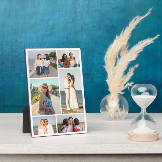 Create Your Own 6 Photo Collage Fotoplatte (Seite)