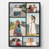 Create Your Own 6 Photo Collage Fotoplatte (Vorderseite)
