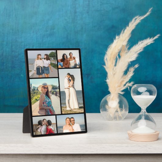 Create Your Own 6 Photo Collage Fotoplatte (Seite)