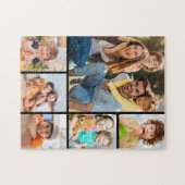Create Your own 6 Photo Collage Gift Simple Easy Puzzle (Horizontal)
