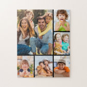 Create Your own 6 Photo Collage Gift Simple Easy Puzzle (Vertikal)
