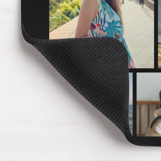Create Your Own 6 Photo Collage Mousepad (Ecke)