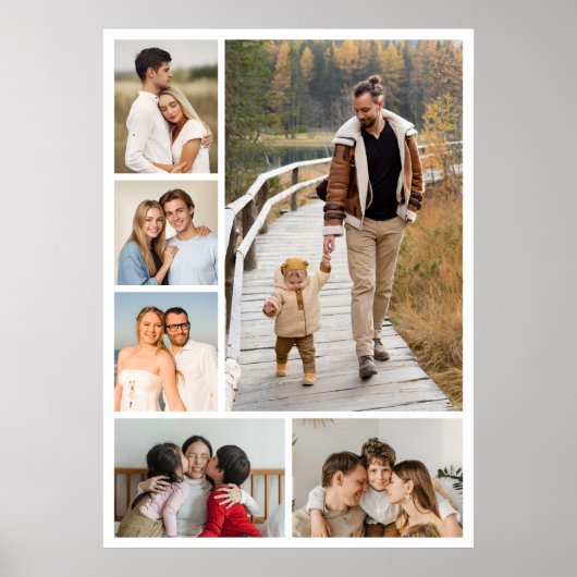 Create Your Own 6 Photo Collage Poster (Vorne)