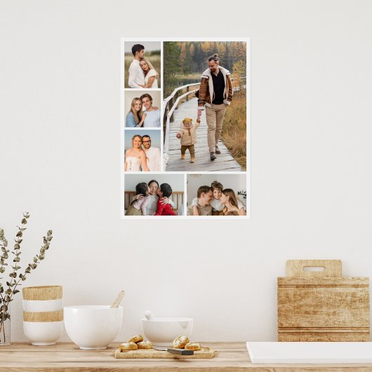 Create Your Own 6 Photo Collage Poster (Küche)