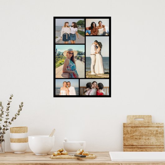 Create Your Own 6 Photo Collage Poster (Küche)