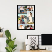 Create Your Own 6 Photo Collage Poster (Heimbüro)