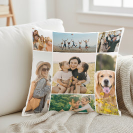 Create Your Own 7 Photo Collage Kissen