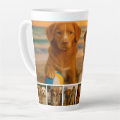 Create your own 7 photo collage personalized milchtasse (Linke Ecke)