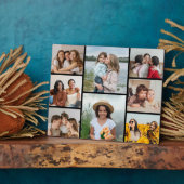 Create Your Own 8 Photo Collage Fotoplatte (Seite)