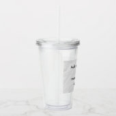 Create Your Own! Acryltrinkbecher (Rechts)